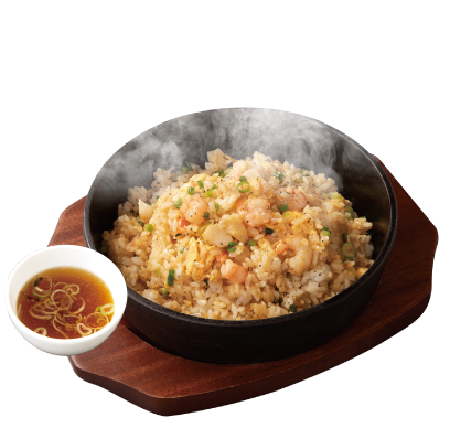 鉄板ちゃぶ飯 ガーリック海老チャーハン味