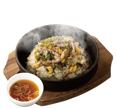 鉄板ちゃぶ飯 高菜チャーハン味