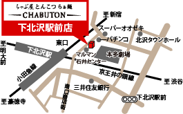 下北沢駅前店の地図